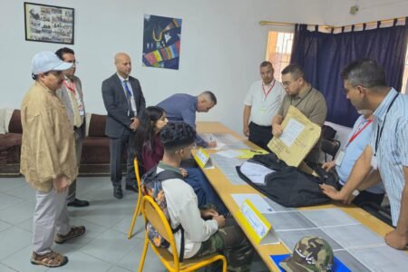المدير الإقليمي لوزارة التربية الوطنية ببرشيد يتفقد مراكز الامتحان ويشرف على انطلاق الامتحان الجهوي للبكالوريا في أجواء منظمة